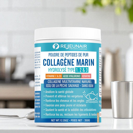 Collagène Pot de 350g (Poudre de Collagène Marin Pur Hydrolysé)