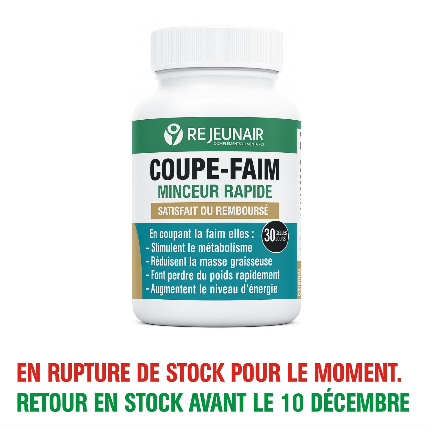 Gélules Coupe-Faim Minceur Rapide